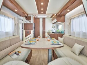 Camping Car Profile Fleurette Magister 67lo Salon