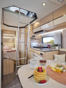 Camping Car Profile Florium Baxter 64ldf Option Pop Toit Relevable Cuisine