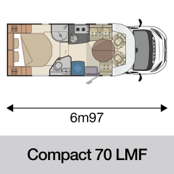 Magister 70 Lmf Camping Car Avec Lit Central Fleurette Florium