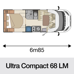 Migrateur 68 Lm Camping Car Avec Lit Central Fleurette Florium